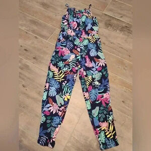 H&M Hawaiian Print Girls Size 6-7y Jumpsuit